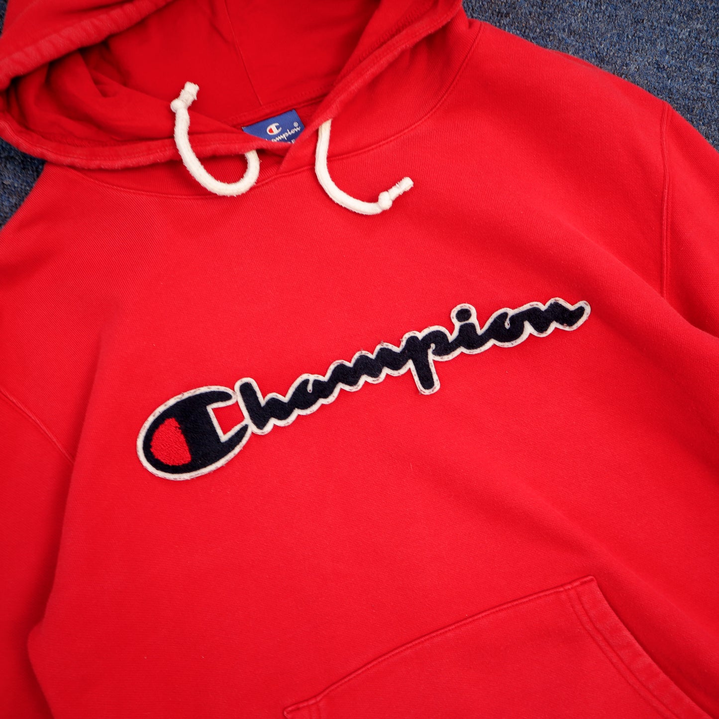 Champion Textured Logo Hoodie