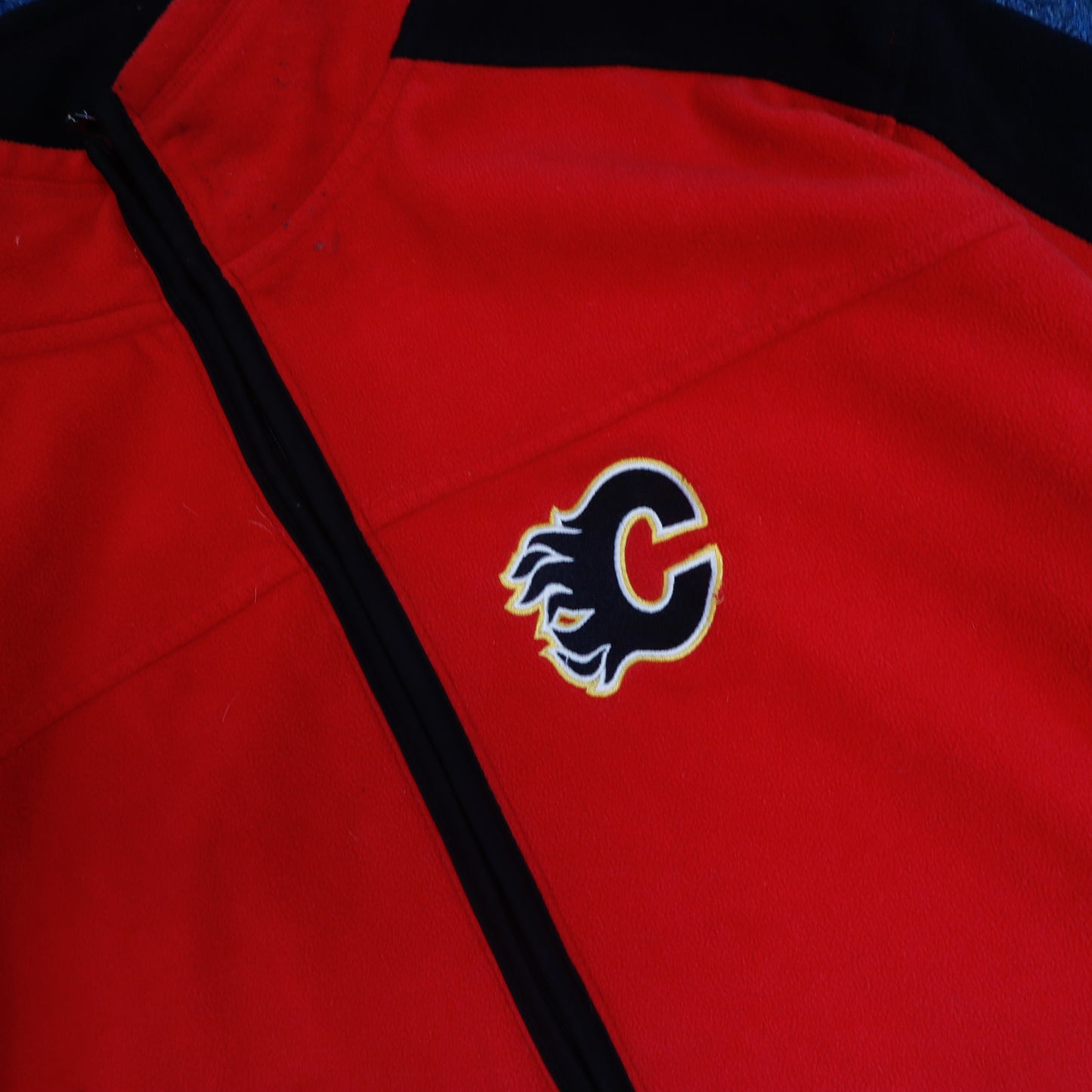 NHL Calgary Flames Zip Up Fleece