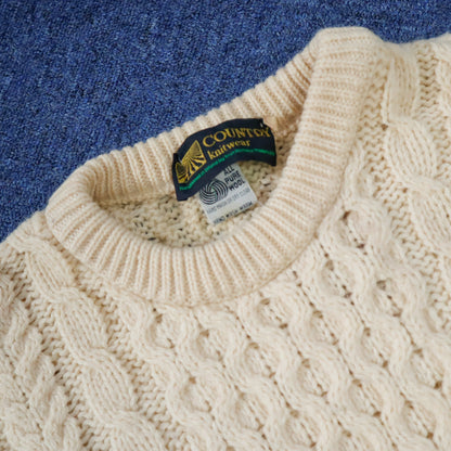 Country Knit Wool Sweatshirt